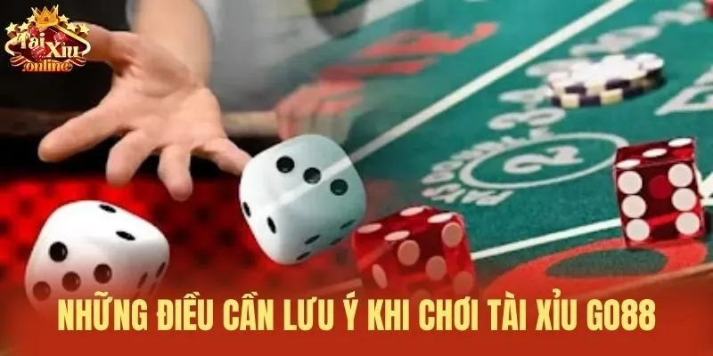 Những điều cần lưu &yacute; khi chơi T&agrave;i xỉu Go88