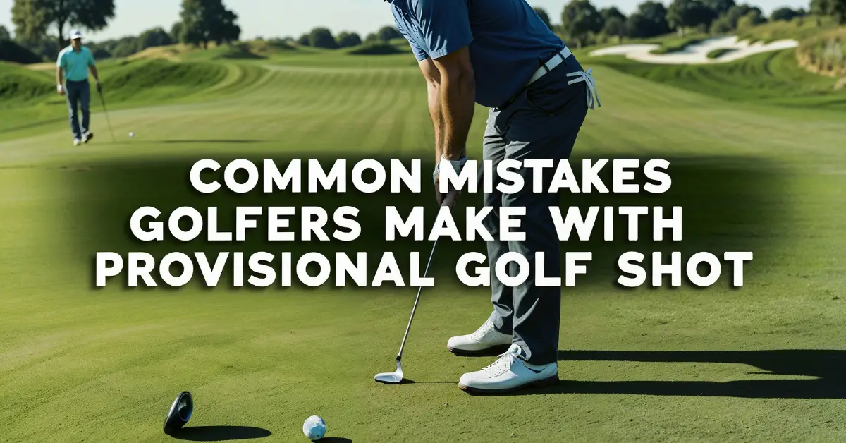 Common Mistakes Golfers Make With Provisional Golf Shot 