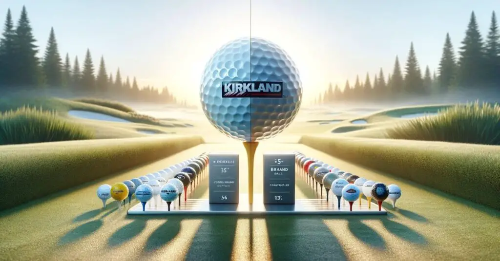 Comparison of Kirkland and Other Brands Golf Balls