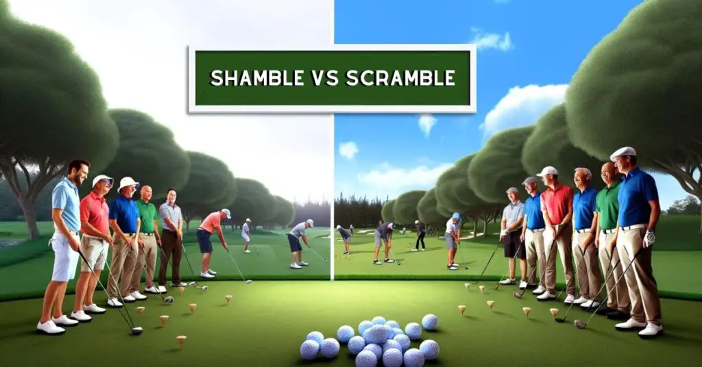 Scramble vs Shamble in golf