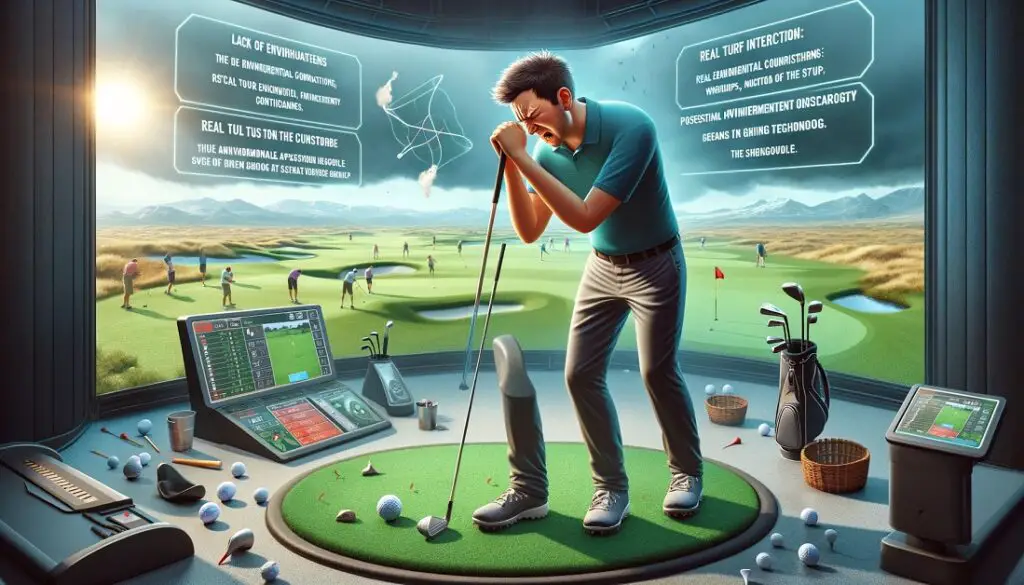 What Are The Negative Aspects Of Practicing Golf In A Simulator