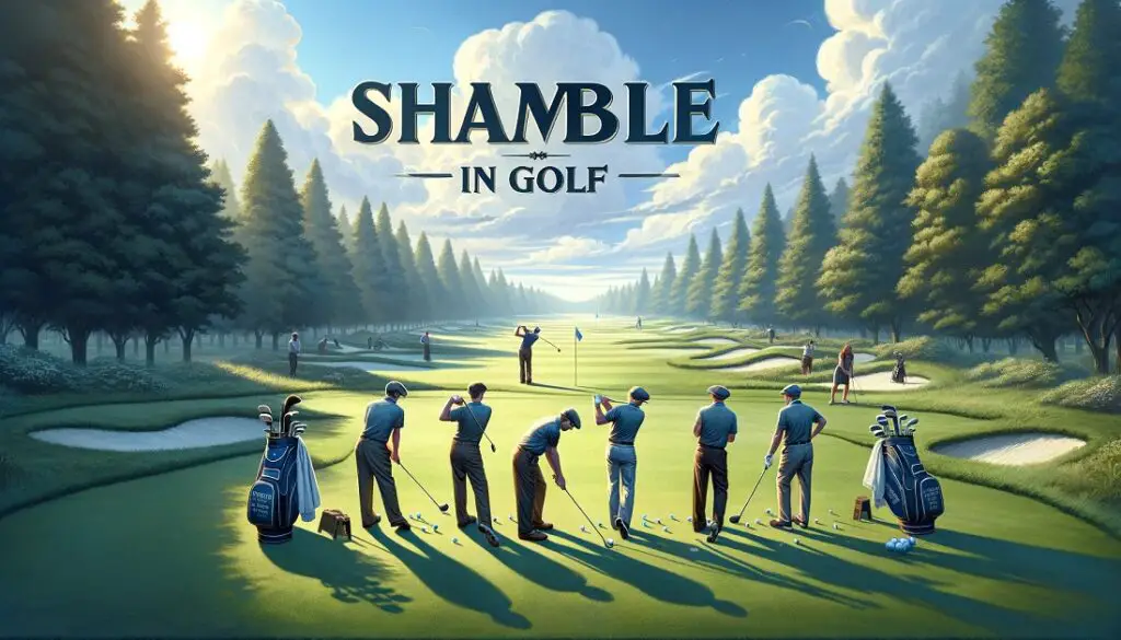 What is Shamble In Golf.