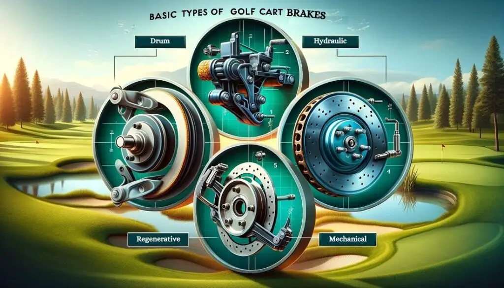 Basic Types of Golf Cart Brakes