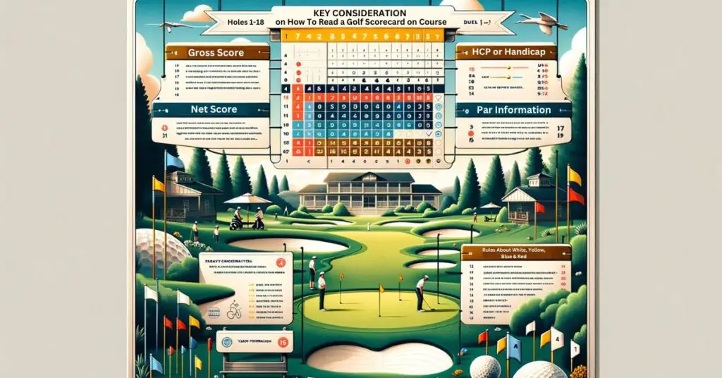 Key Consideration on How To Read a Golf Scorecard on Course