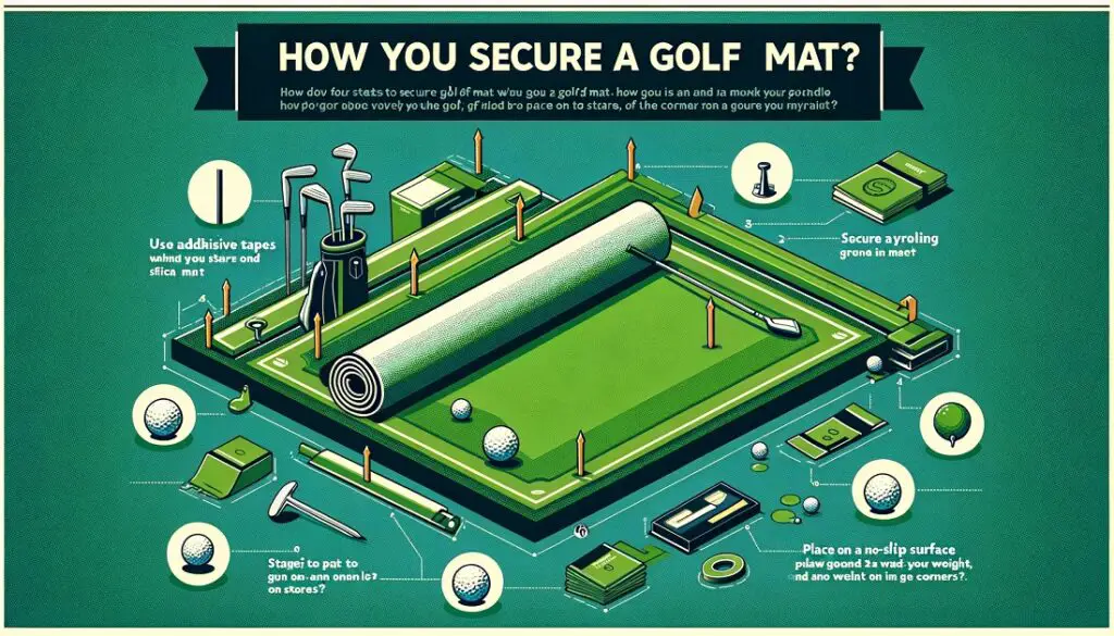 How Do You Secure A Golf Mat