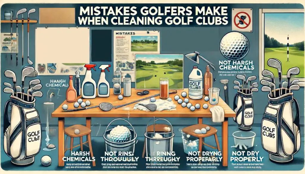 Mistakes Golfers Make When Cleaning Golf Clubs