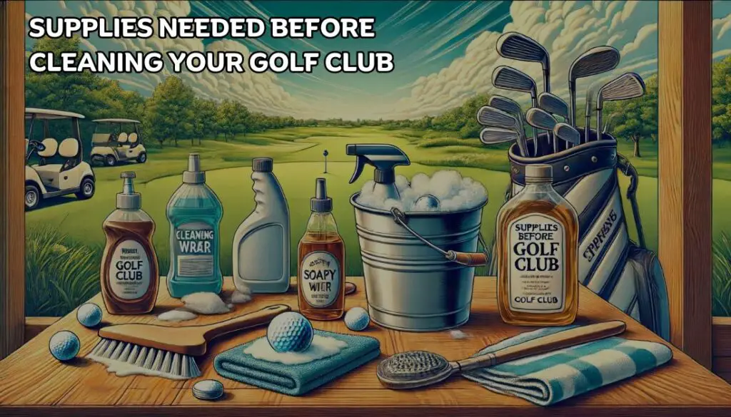 Supplies Needed Before Cleaning Your Golf Club