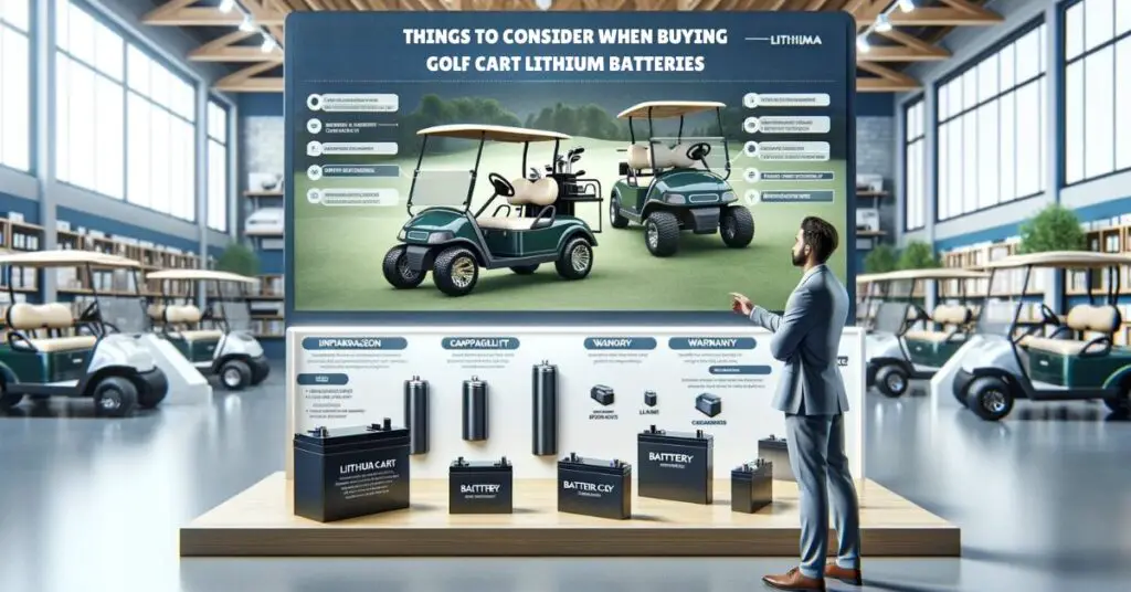 Golf Cart Lithium Battery: Things to Consider When Buying​