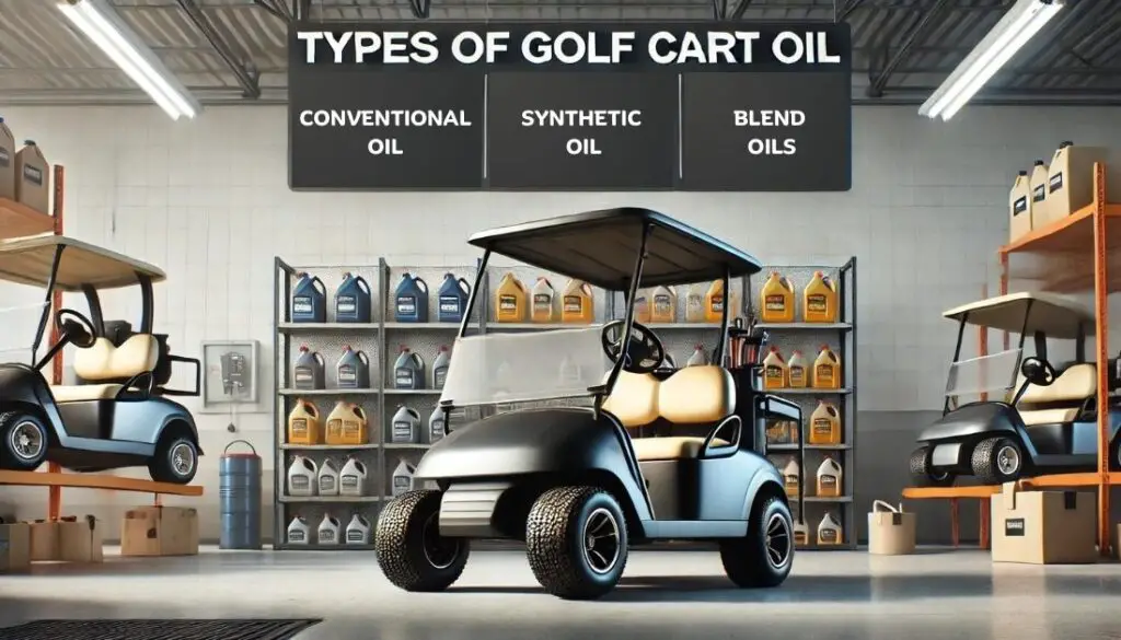 Types of Golf Cart Oil