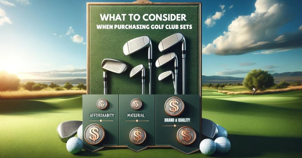 What To Consider When Purchasing a most important Golf Club Sets​