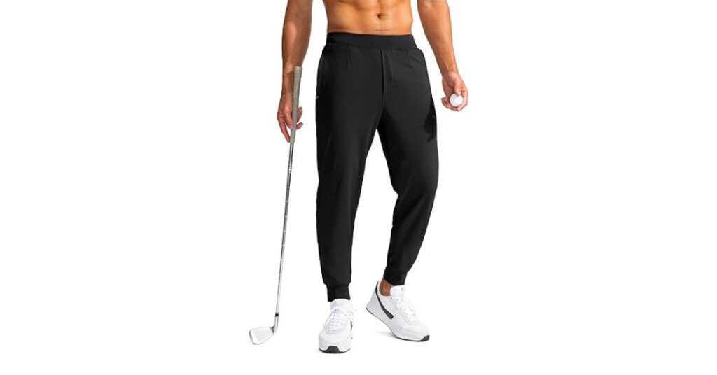 Libin Men's 4-Way Stretch Golf Joggers With Pockets​