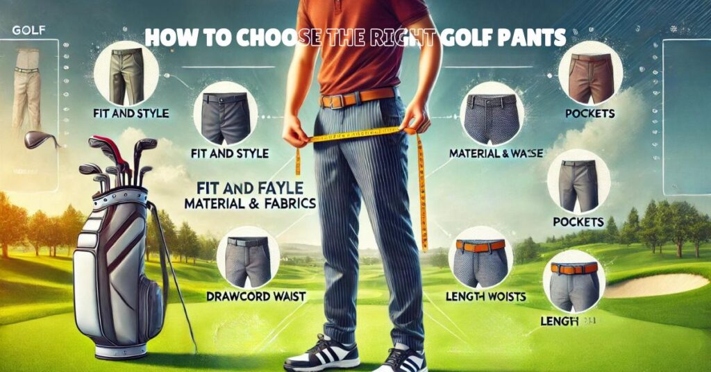 How To Choose The Right Golf Trousers / Pants ​