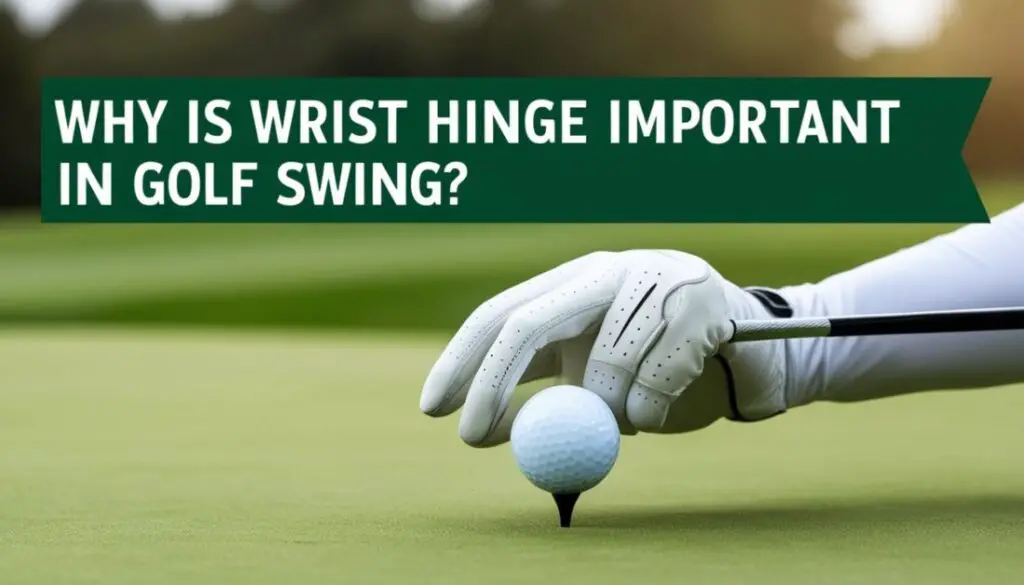 Why Is Wrist Hinge Important In Golf Swing