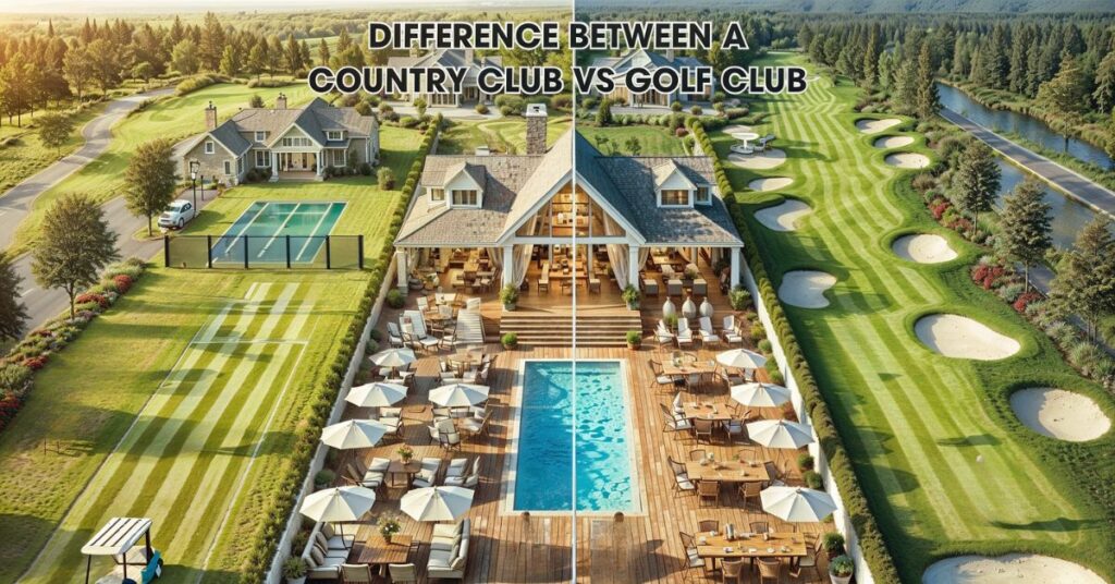 Difference Between A Country Club vs Golf Club​