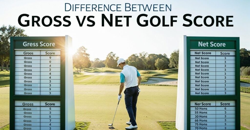 Difference Between Gross Vs Net Golf Score