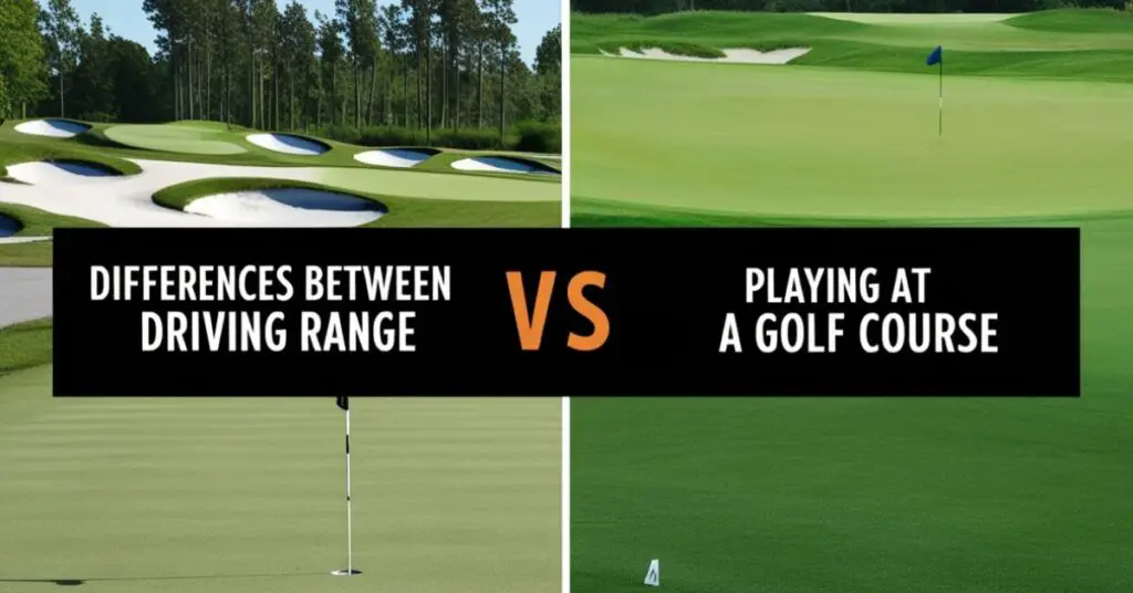 Differences Between Driving Range vs Playing At A Golf Course​