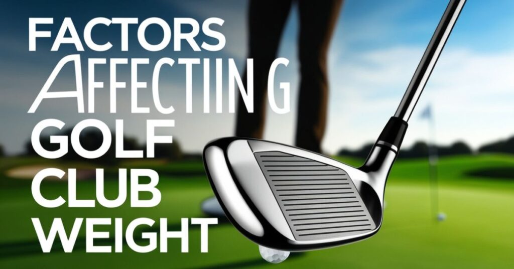 Factors Affecting Golf Clubs Weight ​