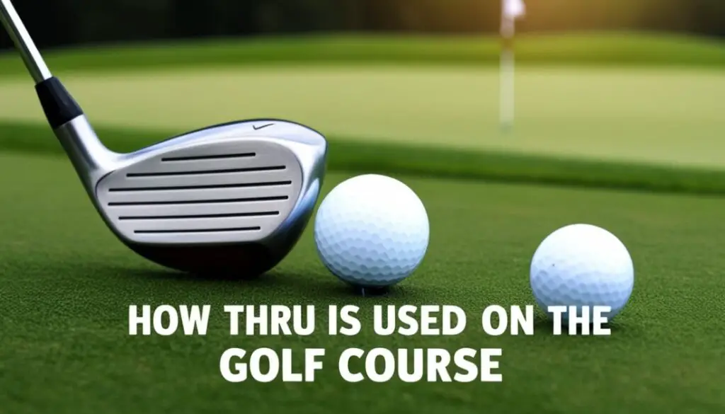 How Thru Is Used On The Golf Course