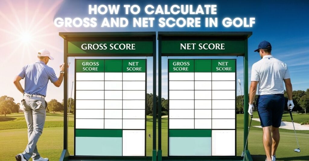 How To Calculate Gross And Net Score In Golf​