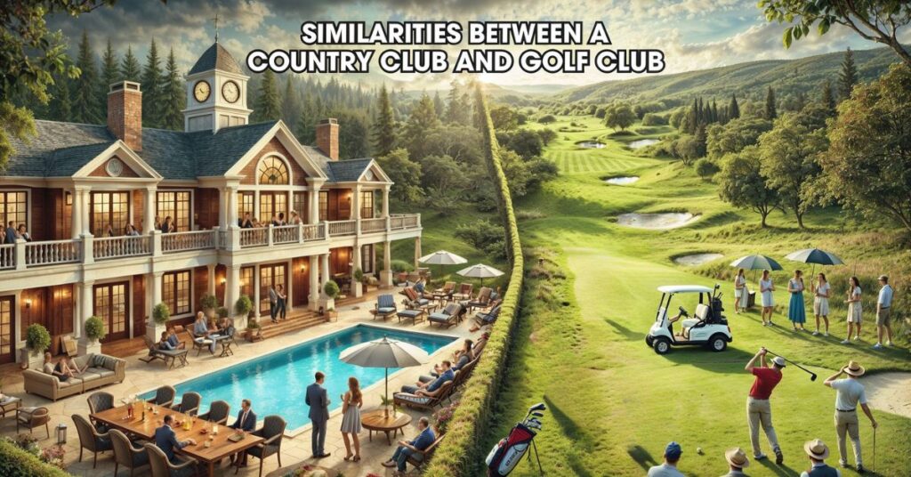 Similarities Between A Country Club and a Golf Club​