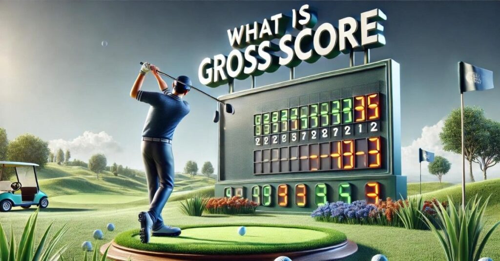 What Is Gross Score In Golf