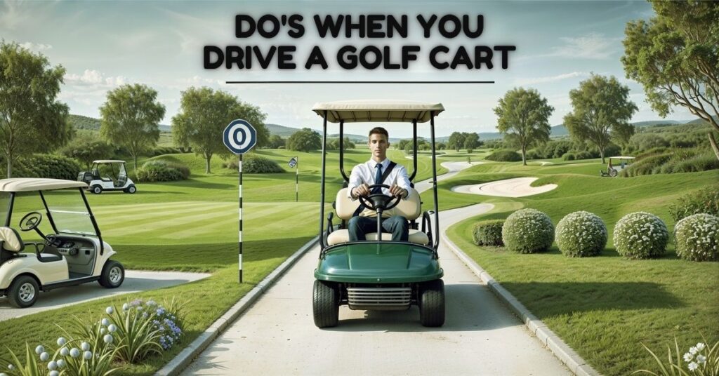 Do's When You Drive A Golf Cart​