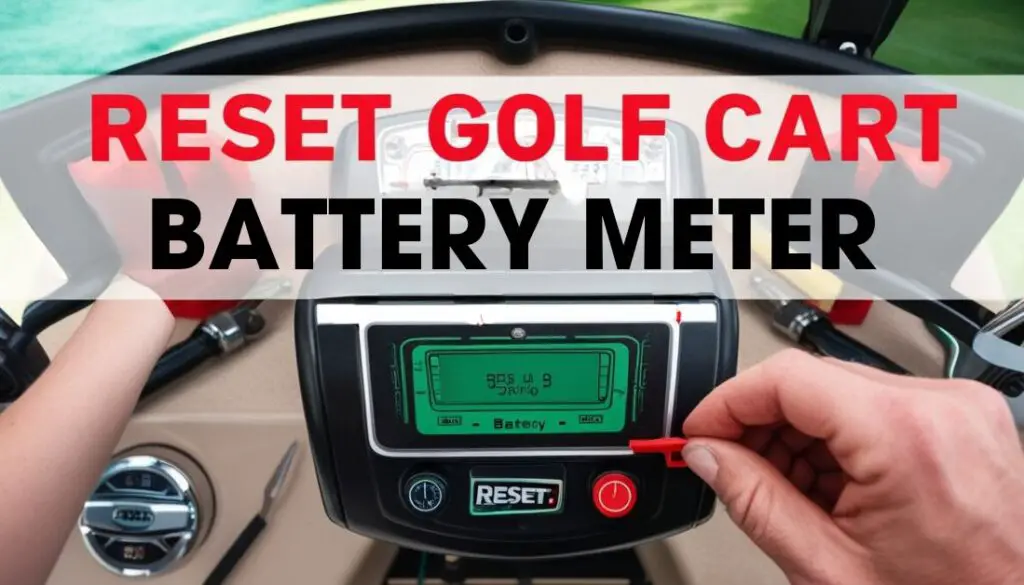 How To Reset Golf Cart Battery Meter For Accurate Monitoring