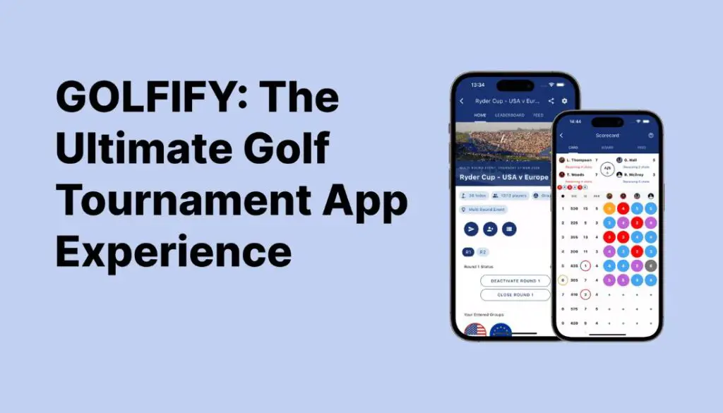 the Ultimate Golf Tournament App Experience