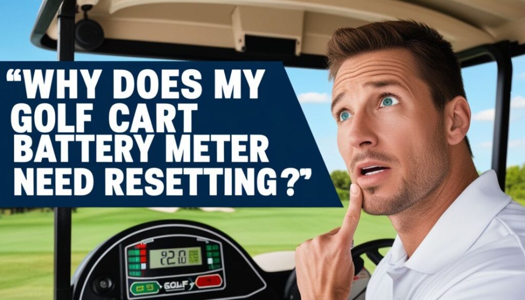 Why Does My Golf Cart Battery Meter Need Resetting