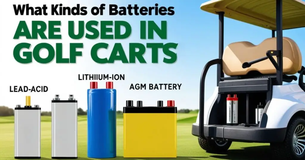 What Kinds Of Batteries Are Used In Golf Carts?​