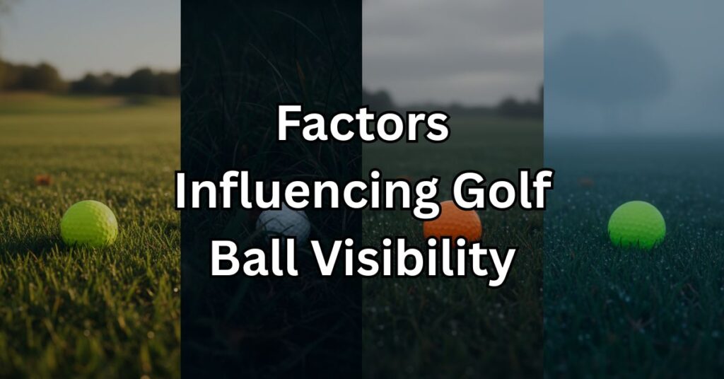 Factors Influencing Golf Ball Visibility