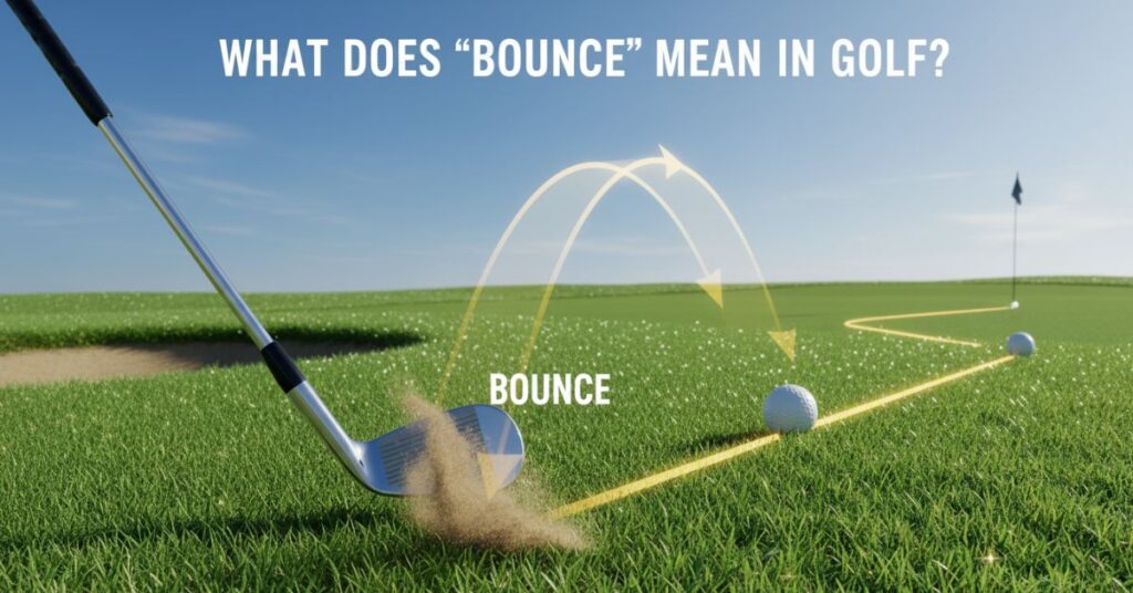 What Does ‘Bounce’ Mean in Golf? ​